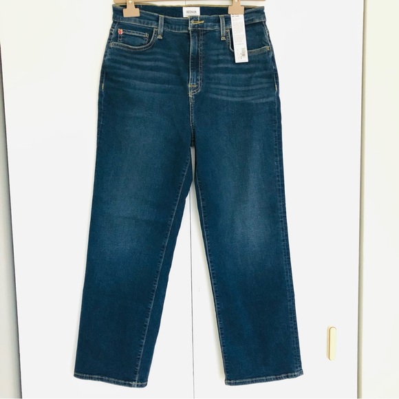 HUDSON JEANS NOA EFFRIE MID-RISE STRAIGHT CROP JEAN 28 - Picture 14 of 17